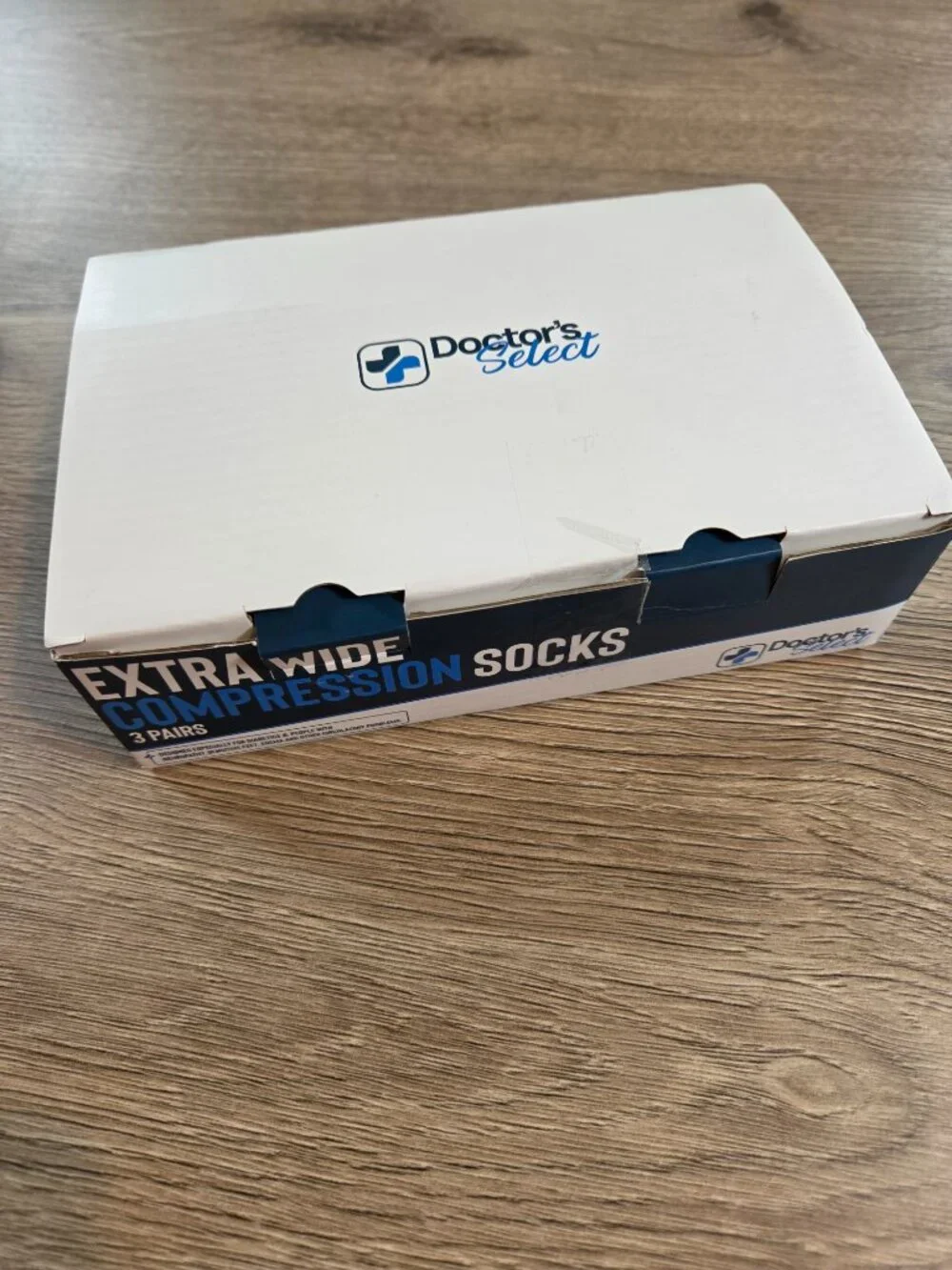 Doctor's Select 2 Pairs Plus Size Compression Socks Wide Calf 20-30 mmHg NEW